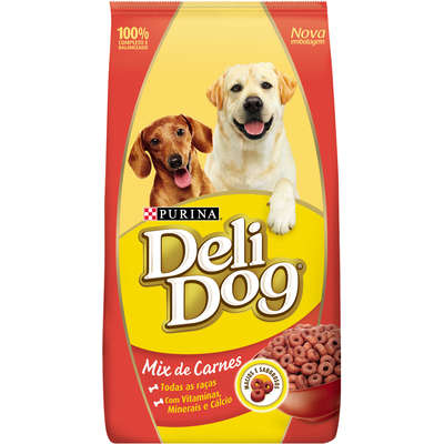 Ração Nestlé Purina Deli Dog Adultos Mix de Carnes - 900gr