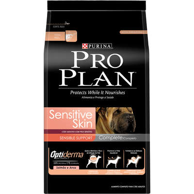 Ração Nestlé Purina Pro Plan Dog Optiderma Sensitive Skin Adultos