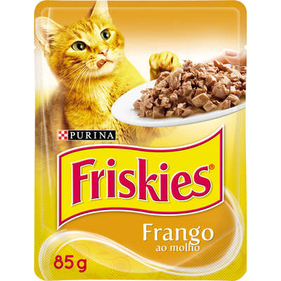 Ração Nestlé Purina Friskies Sachê Frango ao Molho - 85gr