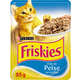 Ração Úmida Nestlé Purina Friskies Sachê Peixe ao Molho para Gatos Adultos