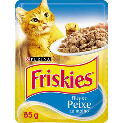 	Ração Nestlé Purina Friskies Sachê Peixe ao Molho - 85gr