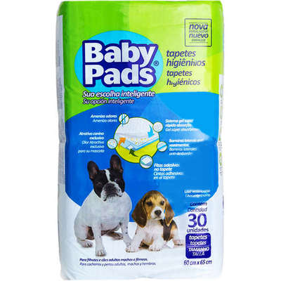Tapete Higiênico Baby Pads - 30 Unidade