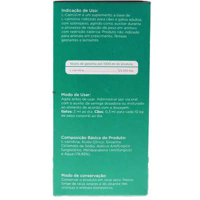 Suplemento Avert L-Carnislim - 100ml