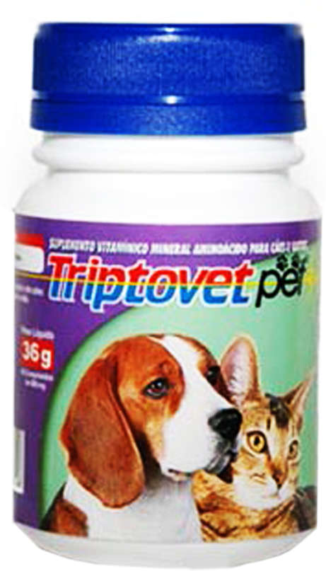 Suplemento Vitamínico Alivet Triptovet Pet 60 comprimidos - 36 g