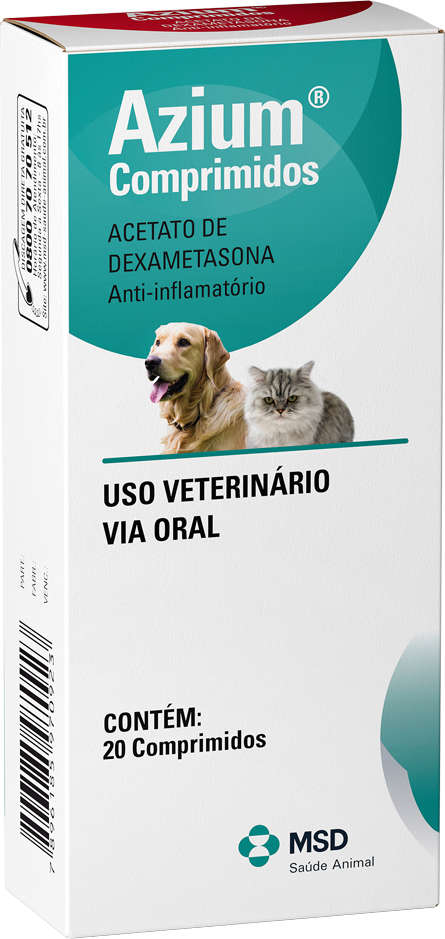 Ant-inflamatório MSD Azium - 20 Comprimidos