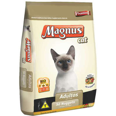 Ração Adimax Pet Magnus Cat Só Nuggets para Gatos