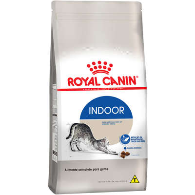 Ração Royal Canin Indoor Long Hair para Gatos Adultos de Pelos Longos em Ambientes Internos