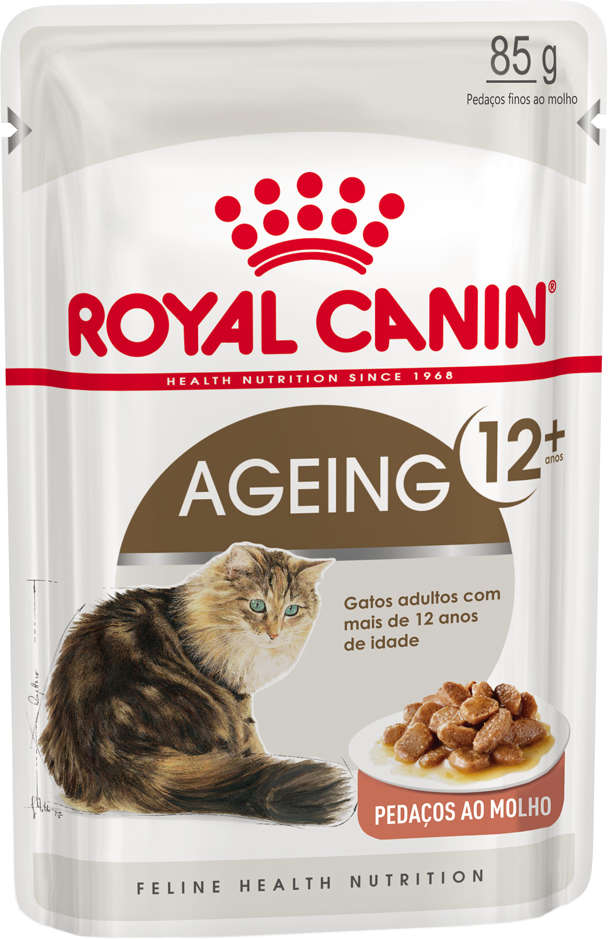 Ração Úmida Royal Canin Sachê Feline Health Nutrition Ageing +12 para Gatos Idosos - 85 g