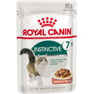 Ração Úmida Royal Canin Sachê Feline Health Nutrition Instinctive +7 para Gatos Adultos - 85 g