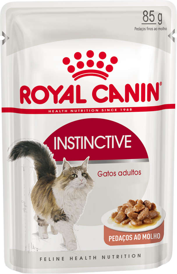Ração Úmida Royal Canin Sachê Feline Instinctive para Gatos com idade acima de 12 meses - 85 g