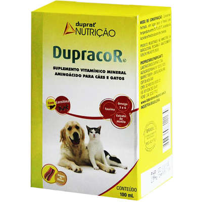 Suplemento Vitaminico Mineral Duprat Dupracor para Cães e Gatos