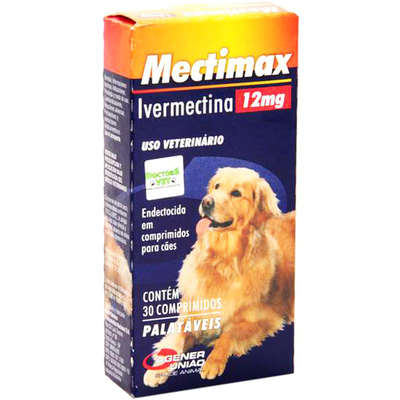 Mectimax 12mg - 30 comprimidos