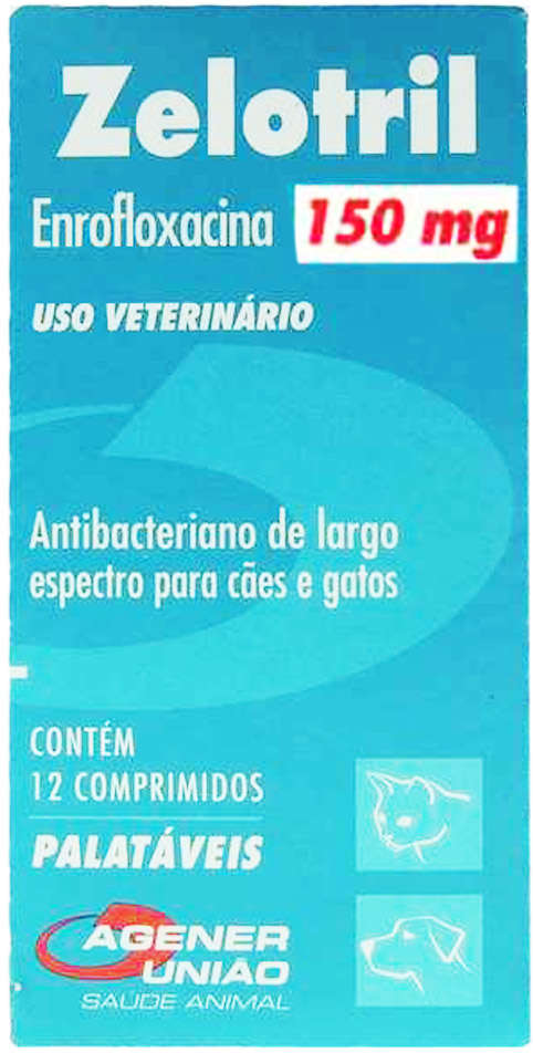 Antibacteriano Agener União Zelotril 12 comprimidos - 150 mg