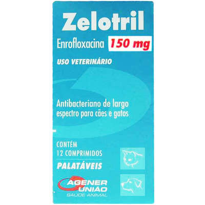 	Antibacteriano Agener União Zelotril caixa com 12 comprimidos