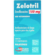 Antibacteriano Agener União Zelotril 12 comprimidos - 150 mg
