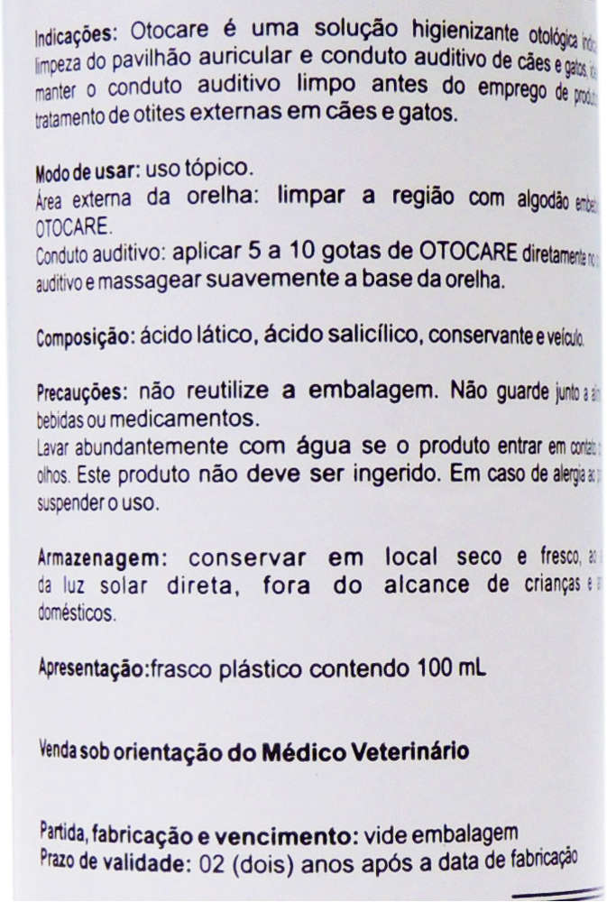 Loção Limpa Orelha OtoCare - 100 ml