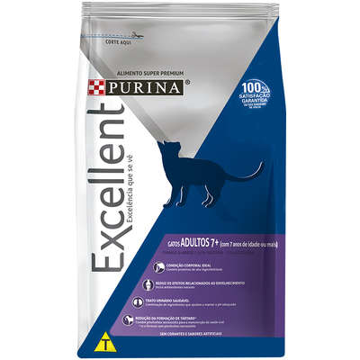 RaÃ§Ã£o NestlÃ© Purina Excellent para Gatos SÃªnior
