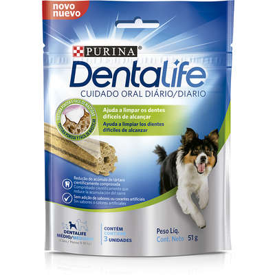 Petisco Nestlé Purina Dentalife para Raças Médias