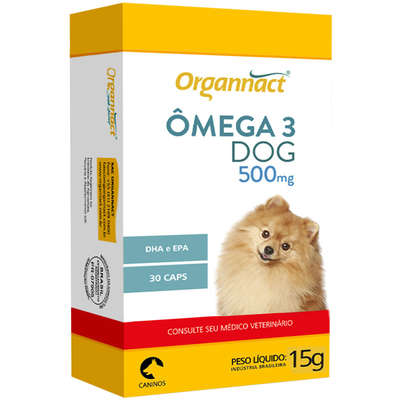 Suplemento Organnact Ômega 3 Dog Blister