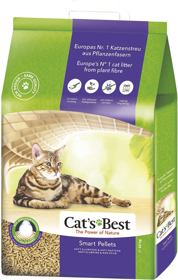 Granulado Ecológico Cat's Best Smart Pellets para Gatos - 10Kg