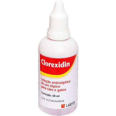 Antisséptico Labyes Clorexidin para Cães e Gatos - 50 mL