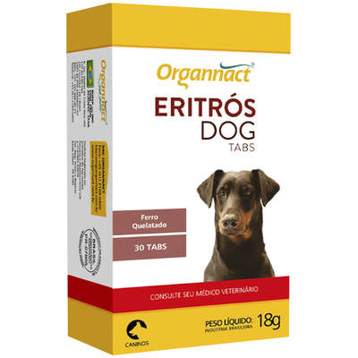 Suplemento Organnact Eritros Dog Tabs Blister