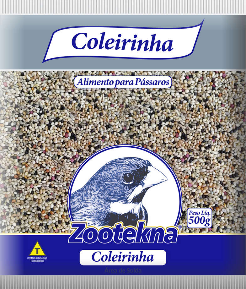 Coleirinha Mistura Balanceada de Sementes Zootekna - 500 g