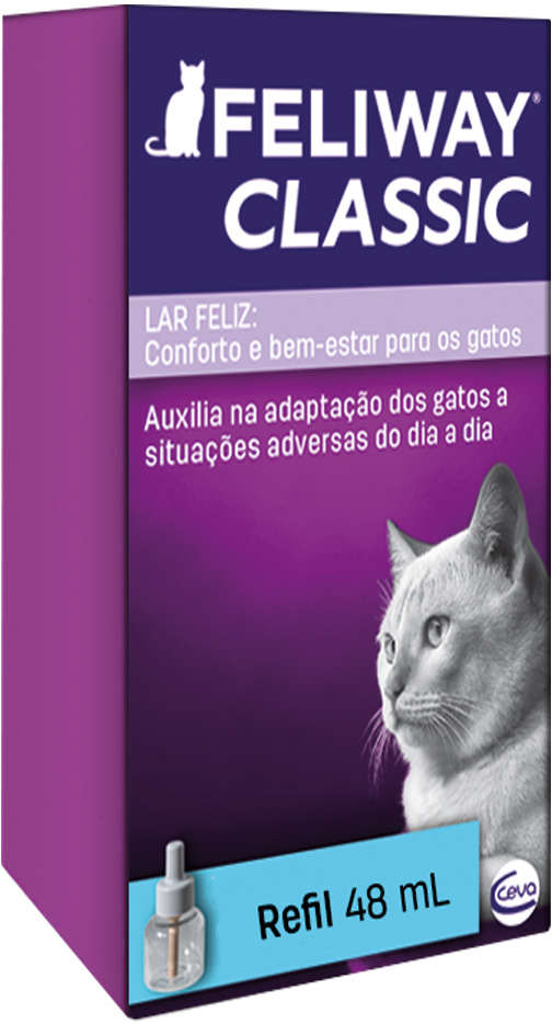 Feliway Classic Ceva Refil para Difusor Elétrico - 48 mL