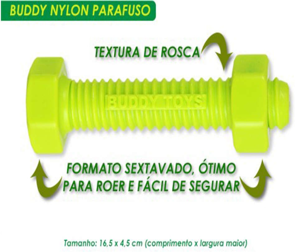 Brinquedo Buddy Toys Parafuso Nylon - Tam. Único