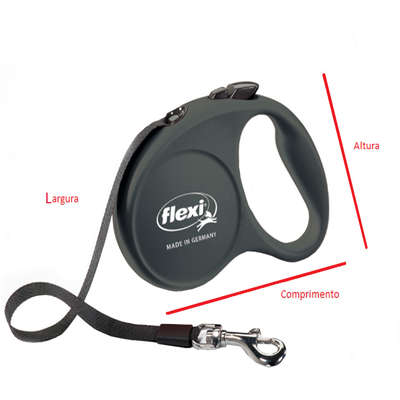 Guia Flexi Fun Fita Azul