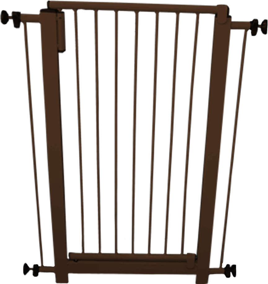 Portão NF Pet Clássico Marrom - 70 cm