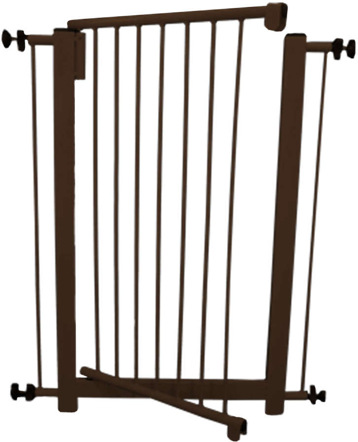 Portão NF Pet Clássico Plus Marrom - 80 cm