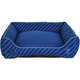 Cama Retangular Woof Pet Blueberry Azul Marinho