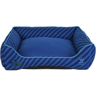 Cama Retangular Woof Pet Blueberry Azul Marinho