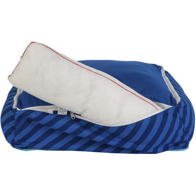 Cama Retangular Woof Pet Blueberry Azul Marinho