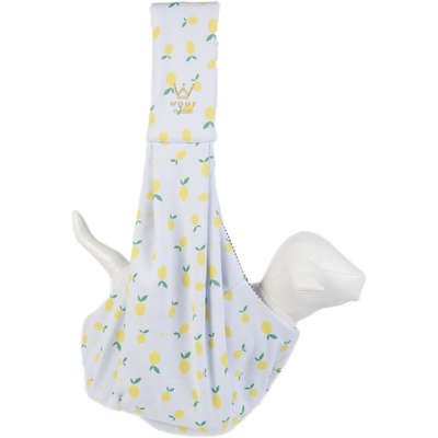 Bolsa Sling Woof Pet Estampada Branca
