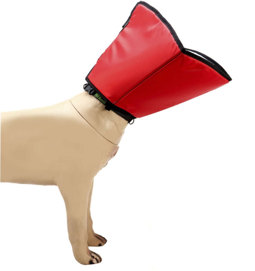 Colar Pós Cirúrgico em Espuma K-9 Spirit Elizabetano Vermelho - Tam. GG