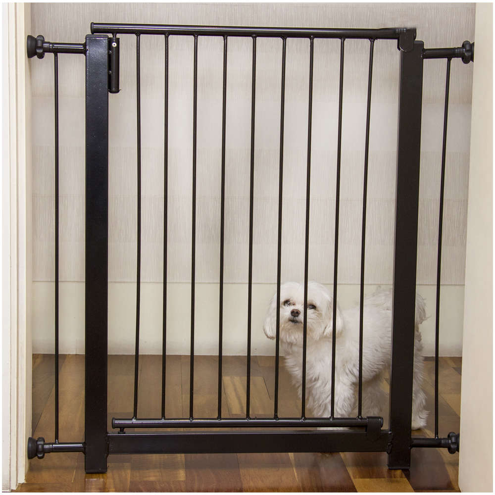 Portão NF Pet Clássico Plus Preto - 80 cm