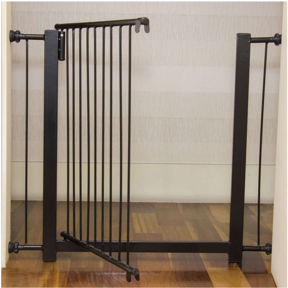 Portão NF Pet Clássico Plus Preto - 80 cm