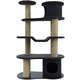 Brinquedo Arranhador Carlu Pet House Building Preto