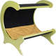 Cama Carlu Pet House Half Moon Dourado