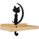 Nicho de Parede Carlu Pet House Belvedere Preto para Gatos