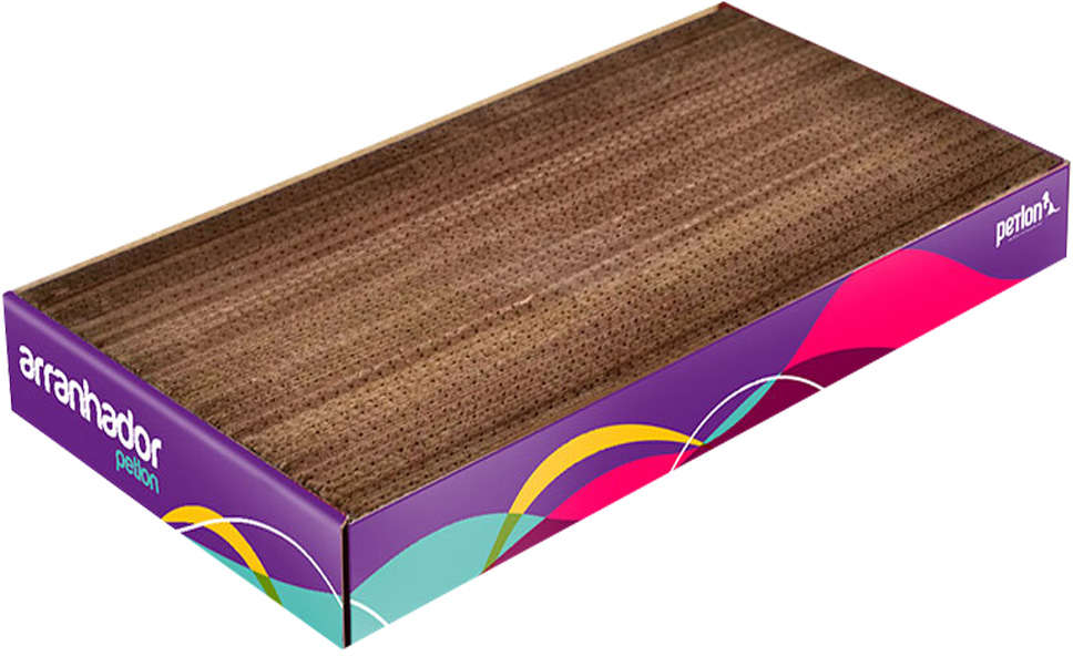 Brinquedo Arranhador Petlon Papelão para Gatos - Tam. Único