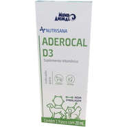 Suplemento Vitaminico Aderocal D3 Mundo Animal Nutrisana para Cães e Gatos - 20 mL
