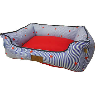 Cama 2 em 1 Fábrica Pet Coração Vermelho