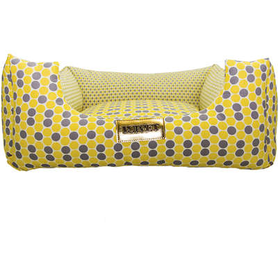 Cama Quadrada Luppet Conforto - Amarela