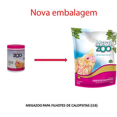 Ração Megazoo Papa para Filhotes de Calopsitas I-19 - 500 g