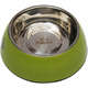 Bebedouro e Comedouro PetBamboo Verde de Fibra de Bambu e Inox