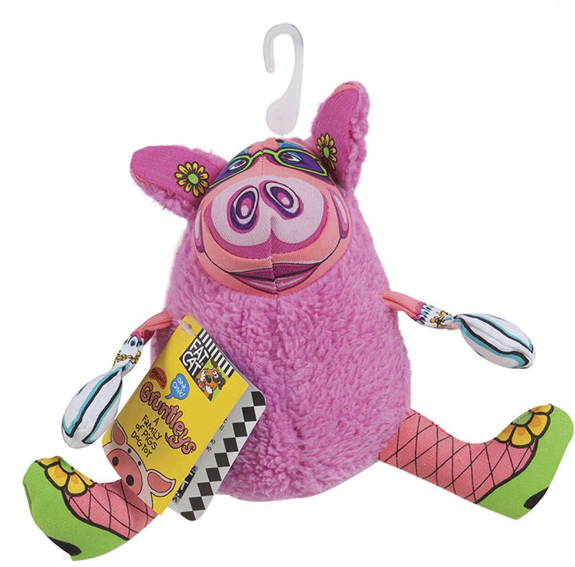 Brinquedo Fatcat Cães Gruntleys Mini Rosa - Rosa