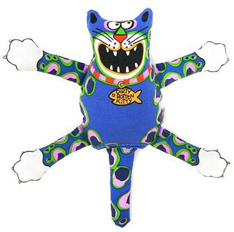 Brinquedo Fatcat Mini Terrible Nasty Scarries Azul - Tam. P